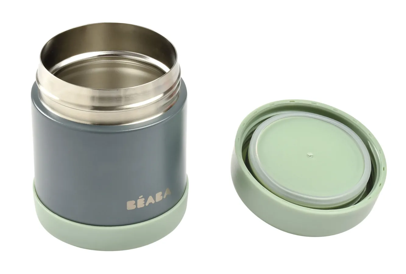 Goûter Sain*BÉABA Thermo-Portion 300 Ml Mineral Grey