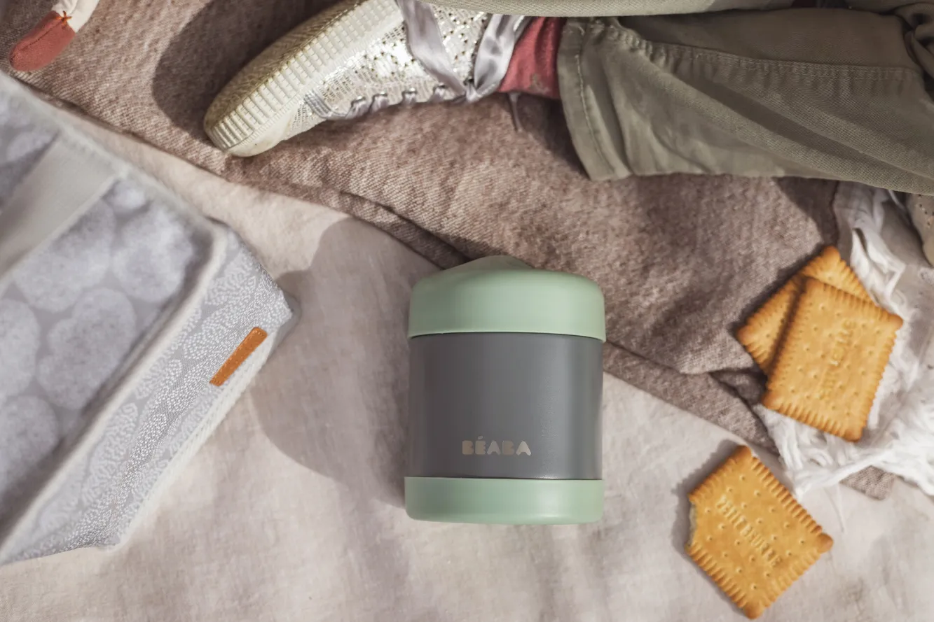 Goûter Sain*BÉABA Thermo-Portion 300 Ml Mineral Grey