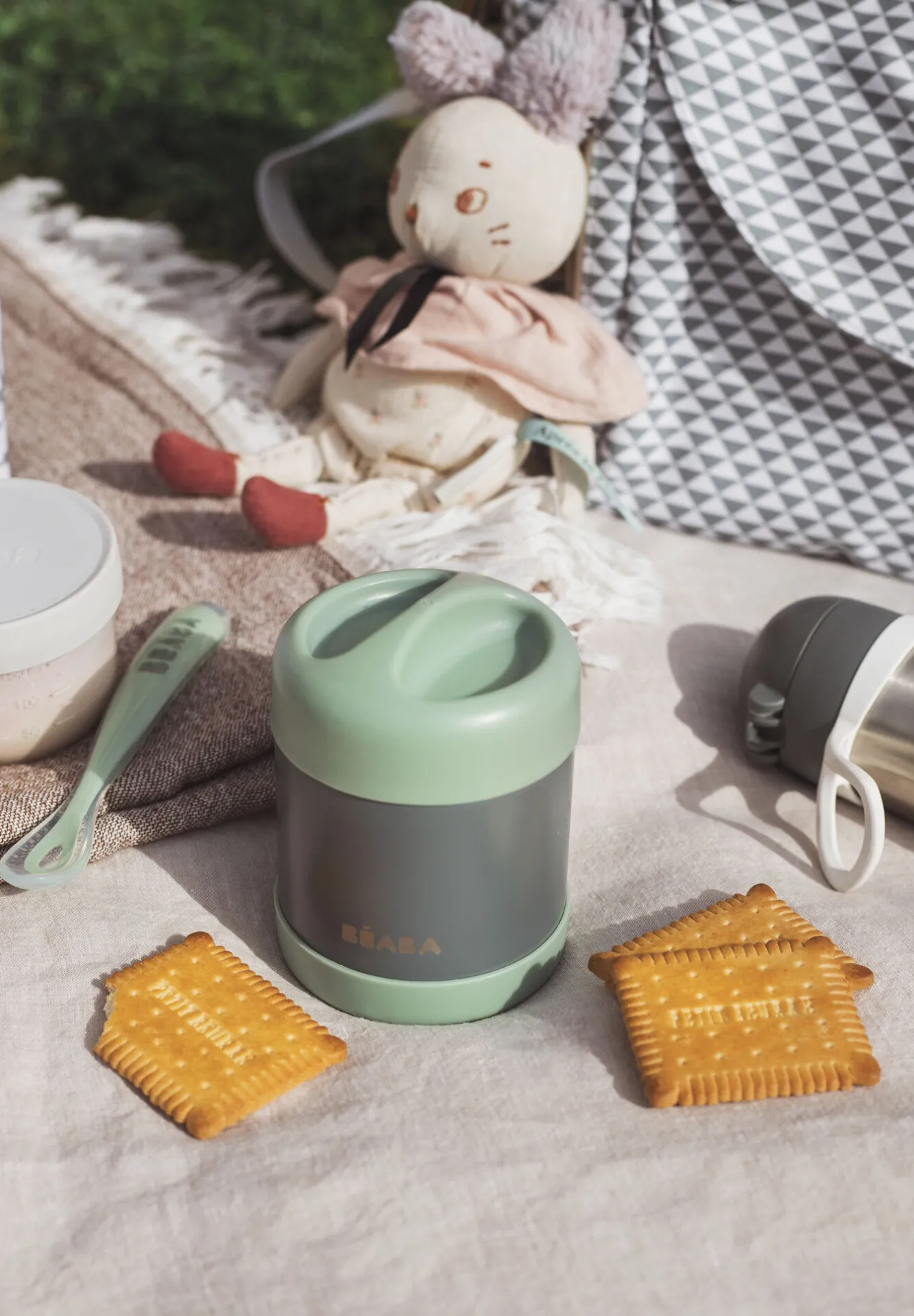 Goûter Sain*BÉABA Thermo-Portion 300 Ml Mineral Grey