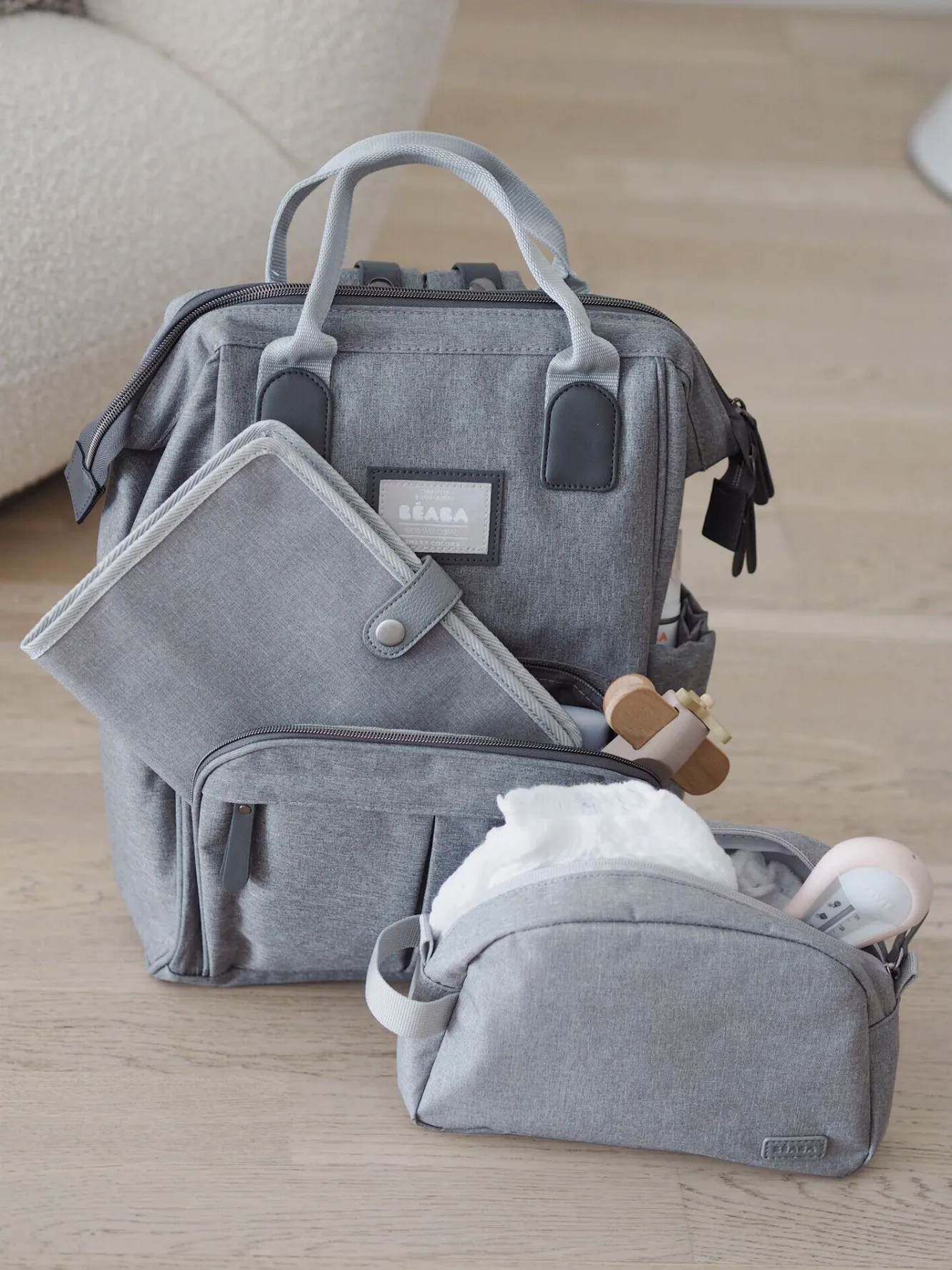 Accessoires De Toilette*BÉABA Trousse De Toilette Heather Grey
